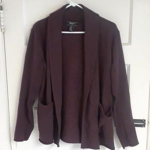 Maroon Cardigan